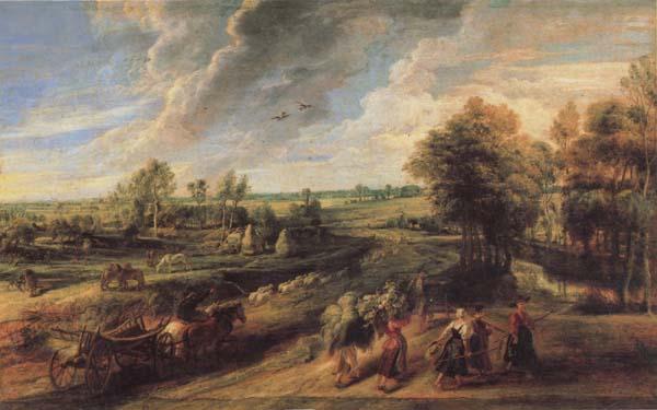 Peter Paul Rubens Return of the Peasants from the Fields oil painting picture